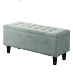 Mamba in Aquamarine Storage Bench Chair/ Sofa Sectional/ Heavy Duty Bench Chairs