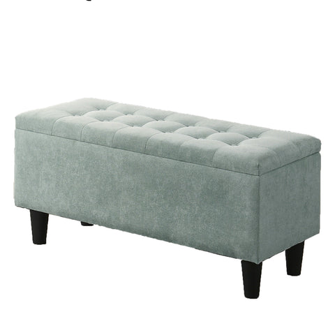 Image of Mamba in Aquamarine Storage Bench Chair/ Sofa Sectional/ Heavy Duty Bench Chairs