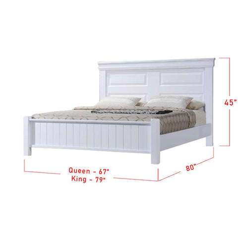 Image of Ari Series Korean Style wood Bedroom Bed