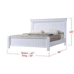 Ari Series Korean Style wood Bedroom Bed