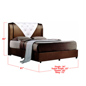 Furnituremart Arlo pu leather bed