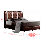 Furnituremart Armani bed leather frame