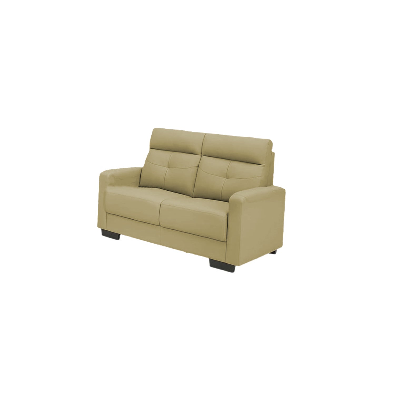 Aubrie 2/3 Seater Half Genuine Cowhide Leather Sofa in 6 Colours-Recliner Sofa/ Armchair-Furnituremart.sg