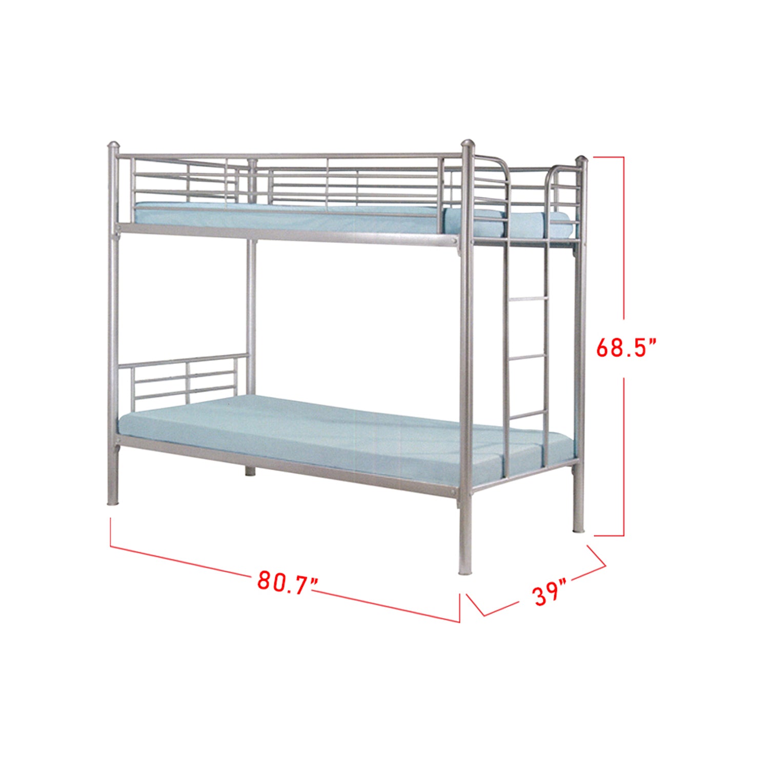 Furnituremart Aurora Series double deck bed frame