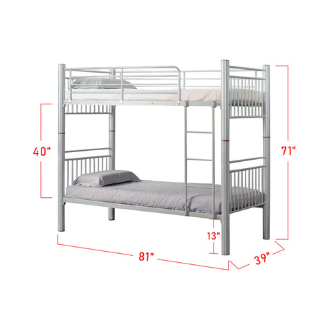 Image of Furnituremart Aurora Series metal bunk