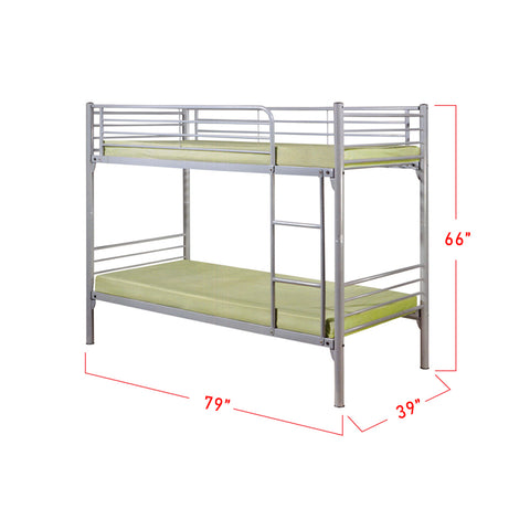 Image of Furnituremart Aurora Series double deck bed steel design