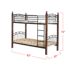 Furnituremart Aurora Series double decker bed metal