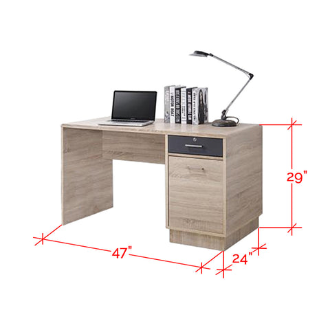 Image of Furnituremart Ayer Series wood study desk