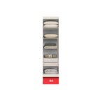 Vergel Glass Sliding Bedroom Modular Wardrobe In White Wash, Brown, and Black-Wardrobe-Furnituremart.sg