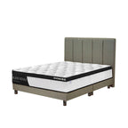 Ezie Series Fabric Divan Bed Frame With 4-inch Chrome Legs In Single, Super Single, Queen, And King Size-Bed Frame-Furnituremart.sg