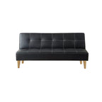 Sofia 6 Feet Leather Sofa Bed In 4 Colours