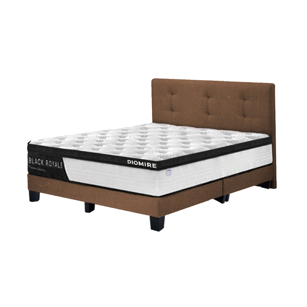 Parker Series Fabric Divan Bed Frame In Single, Super Single, Queen, And King Size-Bed Frame-Furnituremart.sg