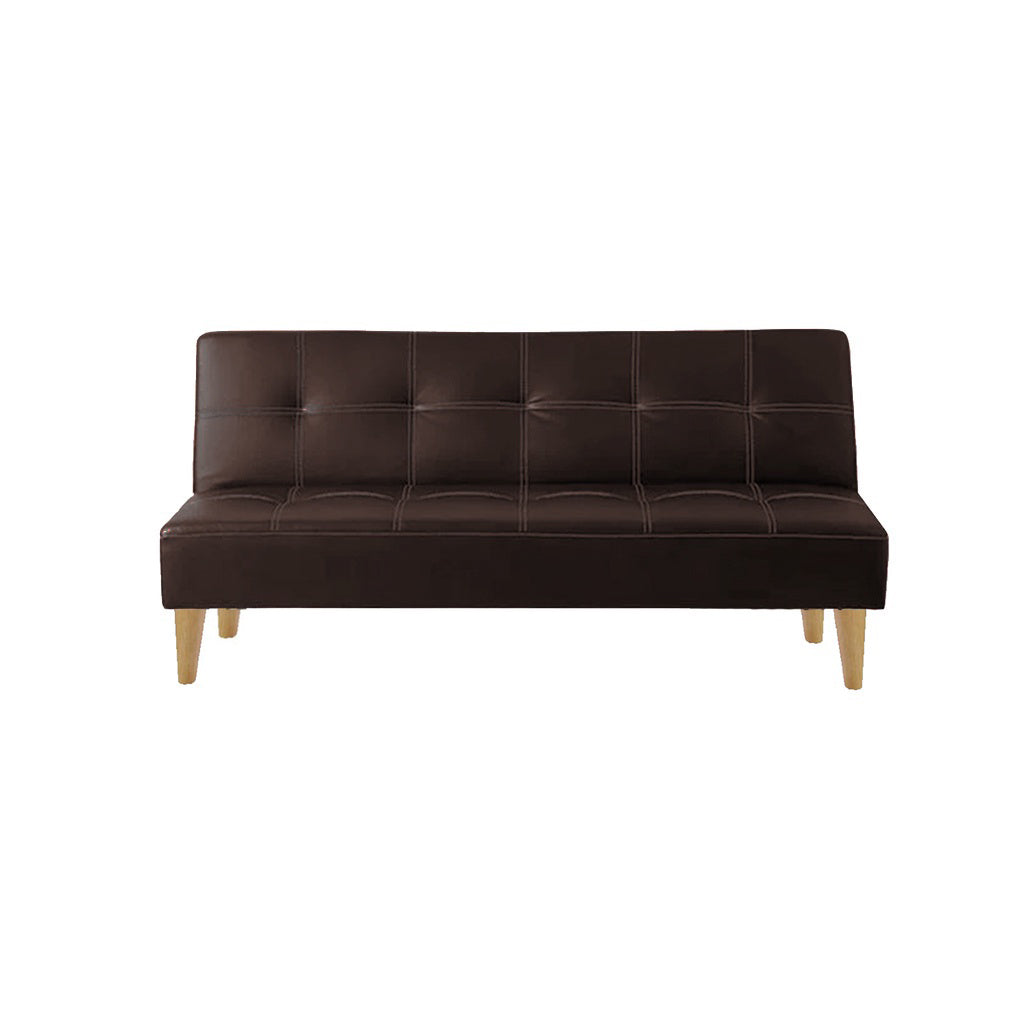 Sofia 6 Feet Leather Sofa Bed In 4 Colours