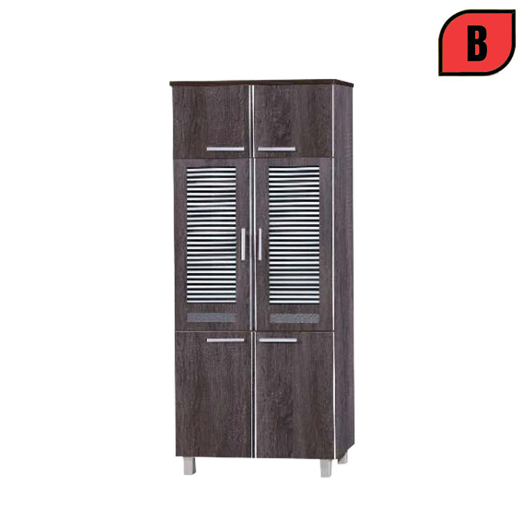 Charlie Series Tall Kitchen Cabinet with Drawer in 3 Designs