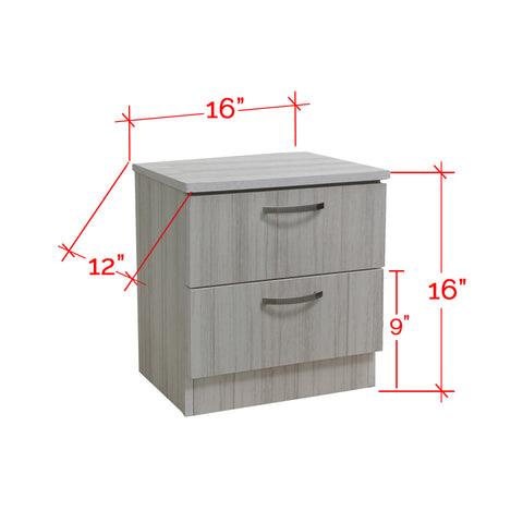 Image of Furnituremart Bane Series nightstand with drawers