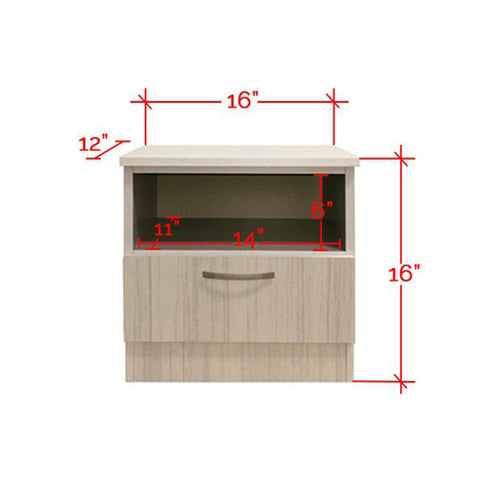 Image of Furnituremart Barn Series bedside cabinets