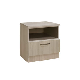 Barn Series Bedside Table In White Wash (Fully Assembled)
