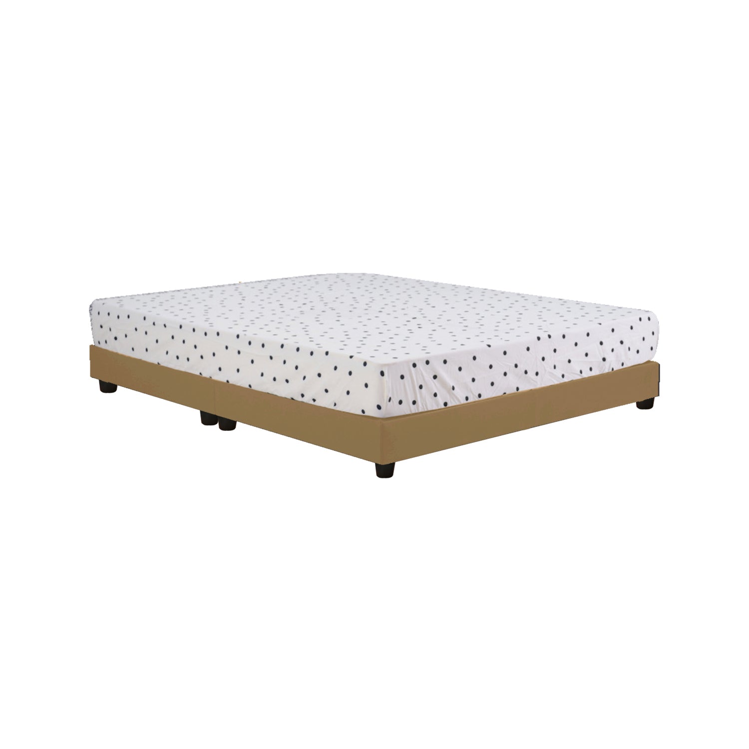 Basic Series Fabric Divan Bed Frame In Single, Super Single, Queen and King Size-Bed Frame-Furnituremart.sg