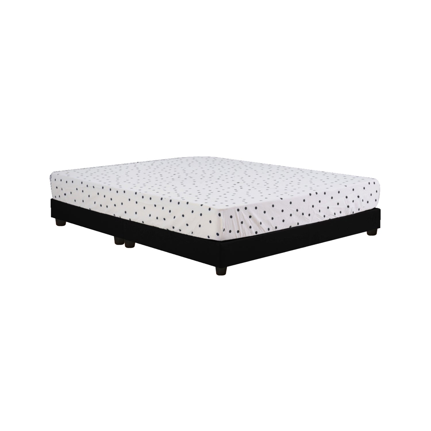 Basic Series Leather Divan Bed Frame In Single, Super Single, Queen and King Size-Bed Frame-Furnituremart.sg