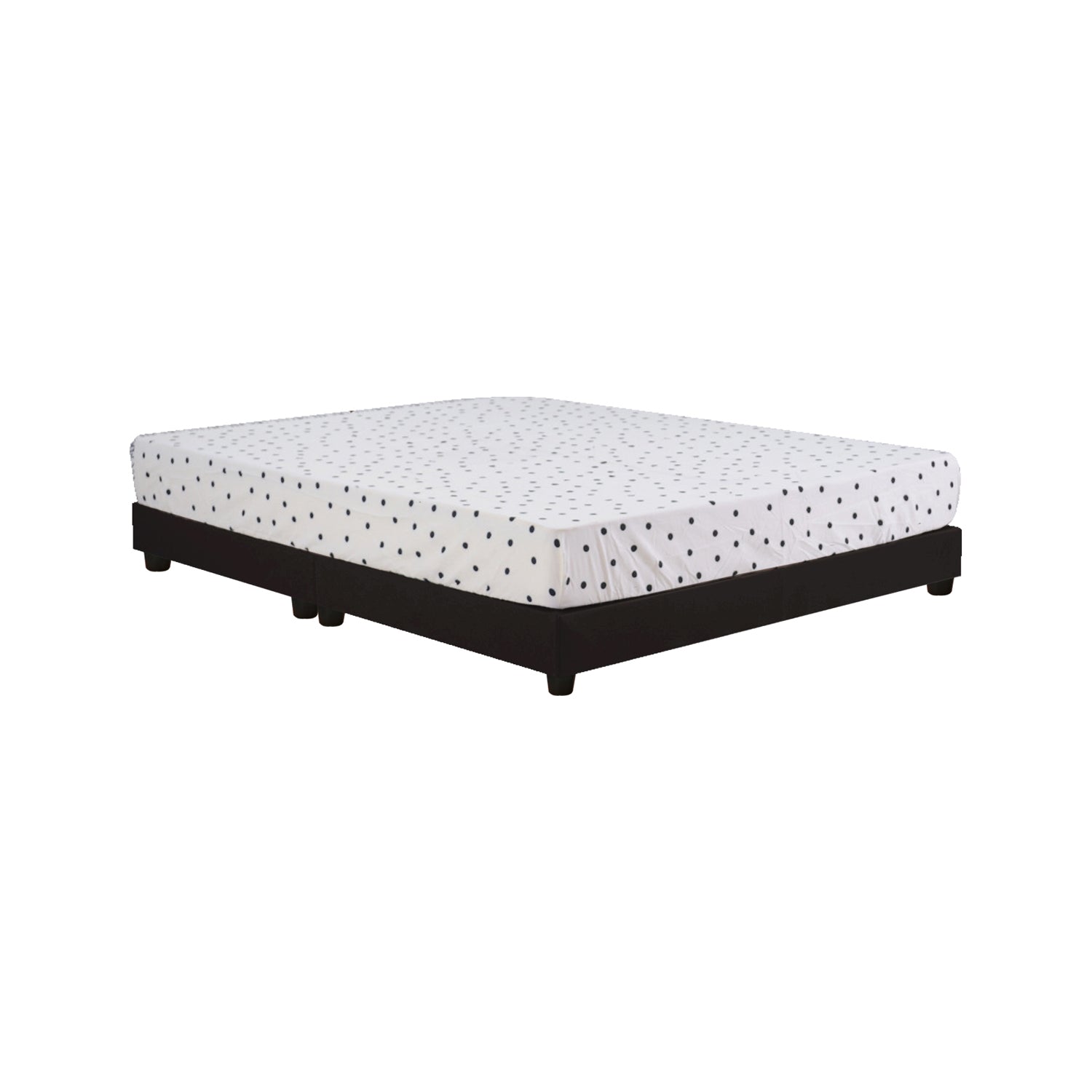 Basic Series Leather Divan Bed Frame In Single, Super Single, Queen and King Size-Bed Frame-Furnituremart.sg