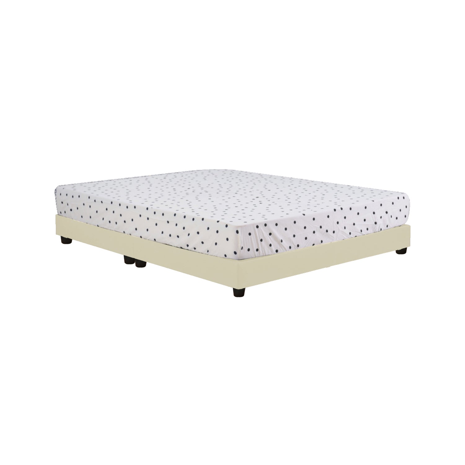 Basic Series Leather Divan Bed Frame In Single, Super Single, Queen and King Size-Bed Frame-Furnituremart.sg