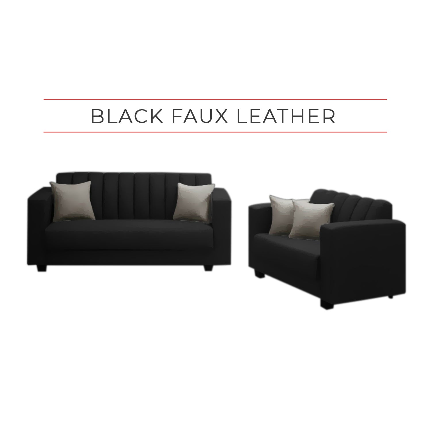 Aberdeen 2 + 3 seater Sofa L-shape with ottoman in 4 Colours