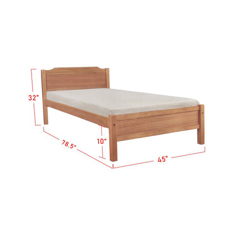 Image of Furnituremart Bowie wooden bed frame
