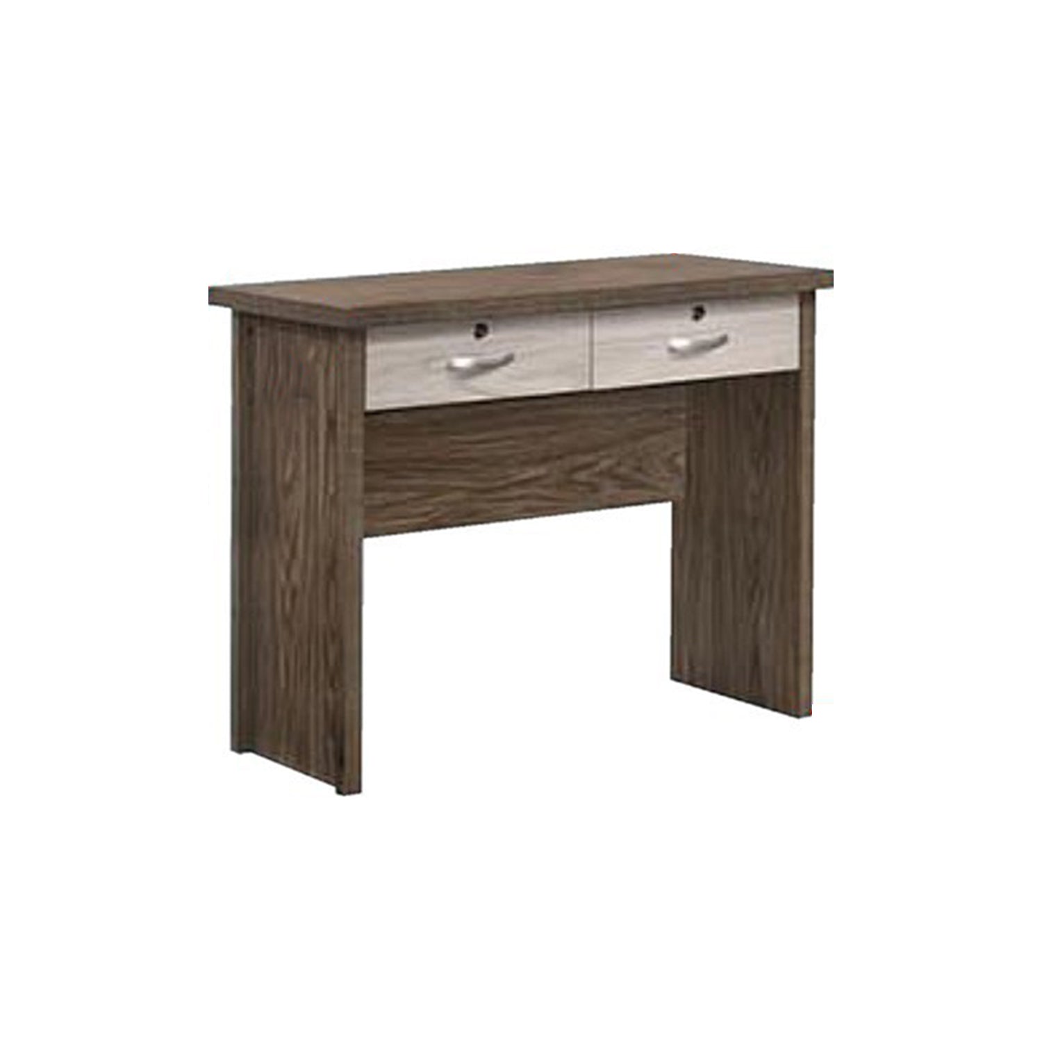 Brooks Wooden Study Table In Walnut-Study Table & Computer Table-Furnituremart.sg