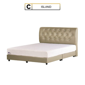 Shivom C Series Leather Divan Bed Frame In Single, Super Single, Queen, and King Size