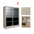 Fuego Series 1 5FT 2-Door Sliding Door Wardrobe Models Mirror
