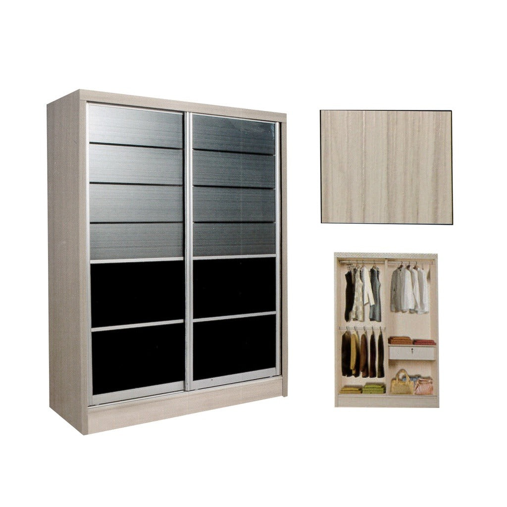 Cielo Series 1 2-Door Sliding Door Wardrobe Multicompartment