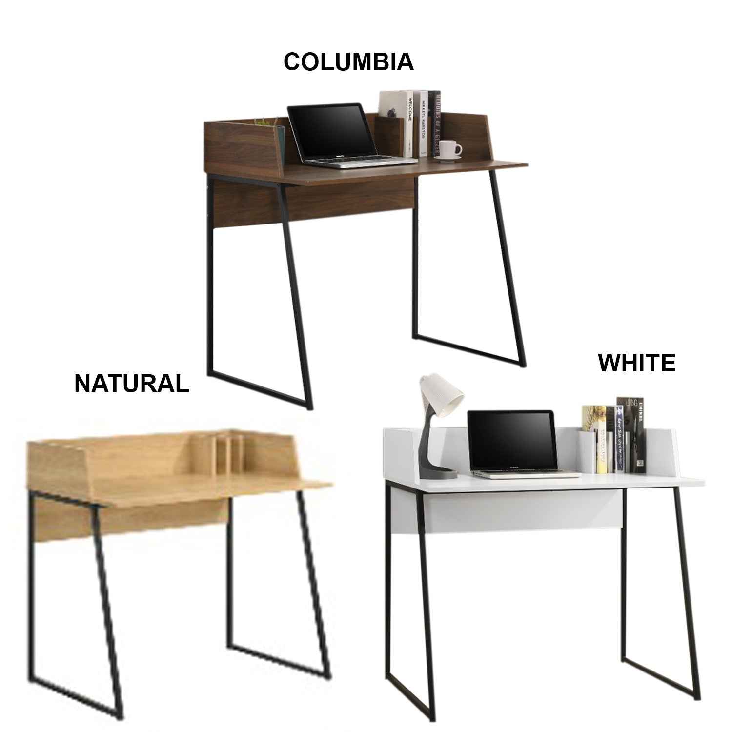 Metis Series 3 Writing Table Series Wooden Study Desk/Computer Table
