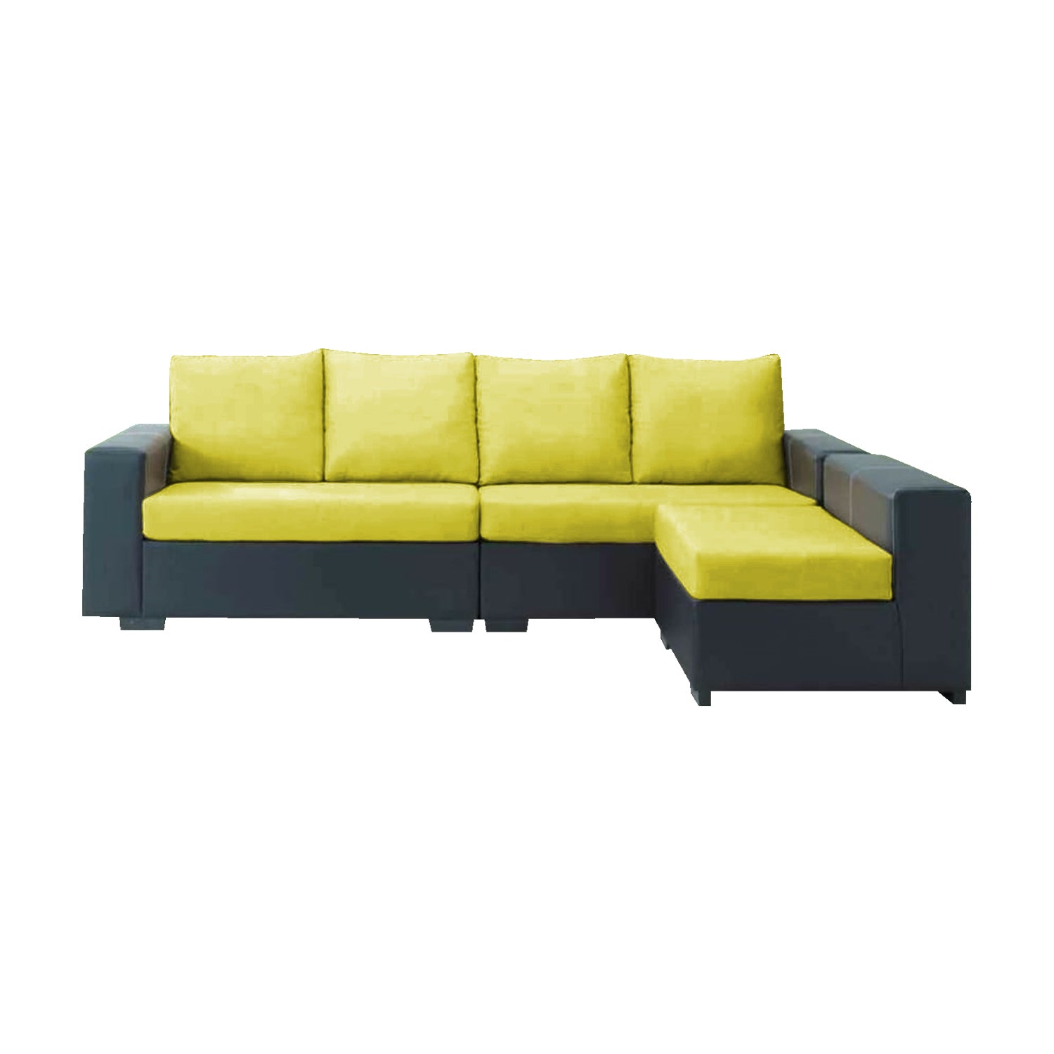 Camlann 4 Seater Sofa With Chaise Set In 6 Colours-Sofa-Furnituremart.sg