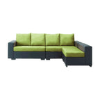 Camlann 4 Seater Sofa With Chaise Set In 6 Colours-Sofa-Furnituremart.sg