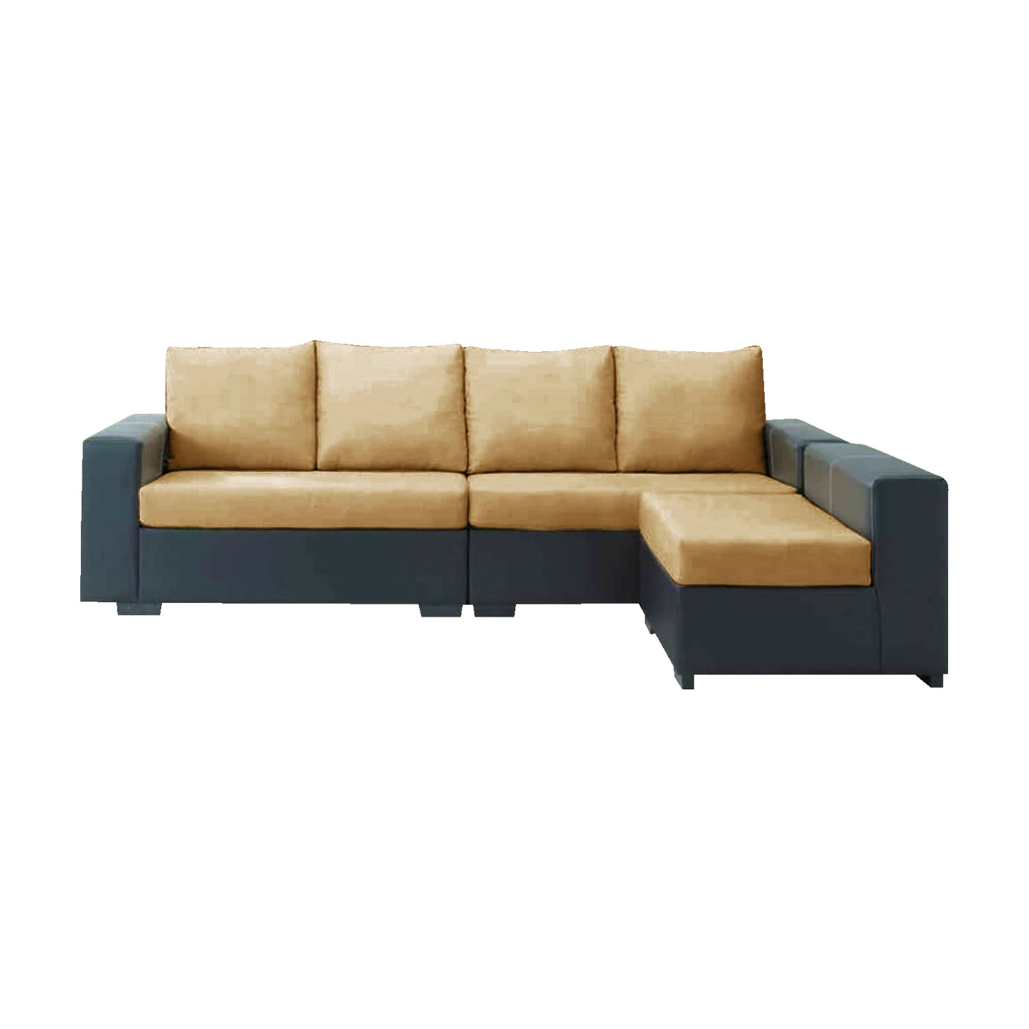 Camlann 4 Seater Sofa With Chaise Set In 6 Colours-Sofa-Furnituremart.sg