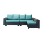 Camlann 4 Seater Sofa With Chaise Set In 6 Colours-Sofa-Furnituremart.sg