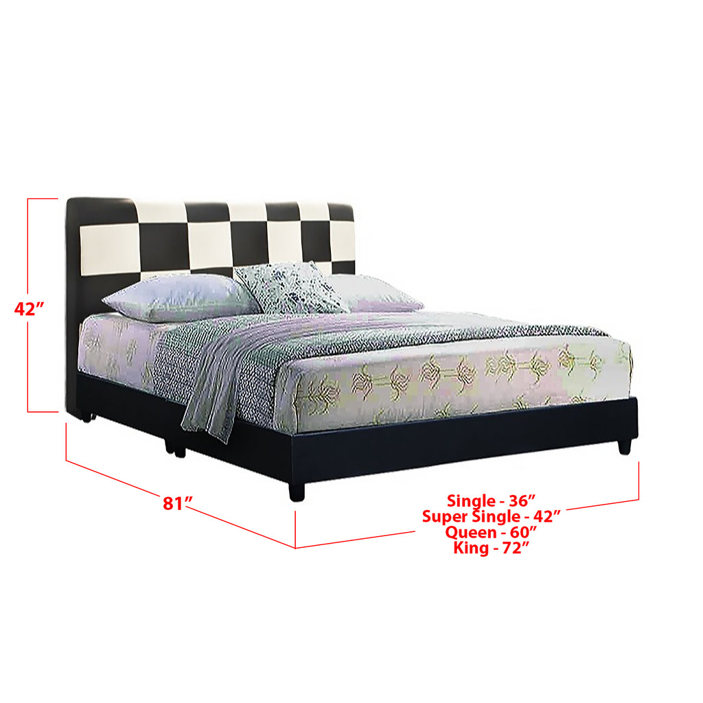 Furnituremart Carey leather bedframe