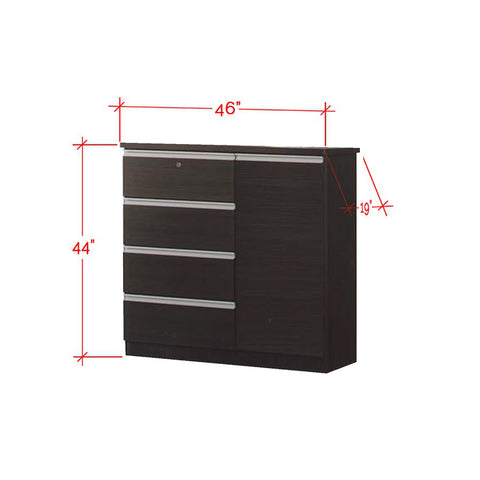 Furnituremart Chandler Series corner chest of drawers