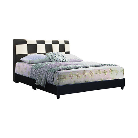 Image of Furnituremart Checker pu leather bed