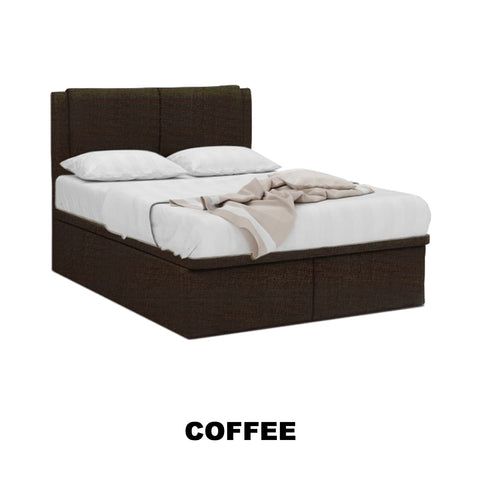 Image of Native Fabric Storage Bed Frame In Single, Super Single, Queen, and King Size-Bed Frame-Furnituremart.sg