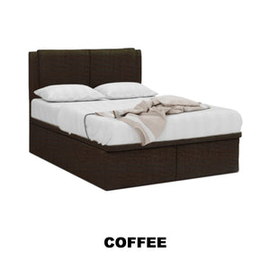 Native Fabric Storage Bed Frame In Single, Super Single, Queen, and King Size-Bed Frame-Furnituremart.sg