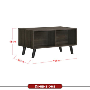 Connar Coffee Table In Brown and Walnut