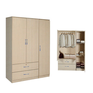Rinie Series 4 Wardrobe 3-Door with Drawers