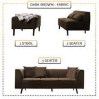Columbus Fabric Modular Sofa Set
