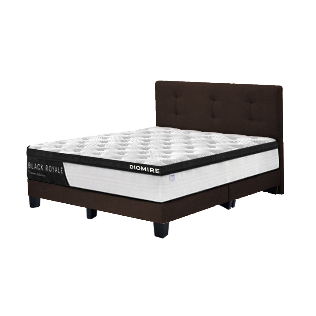 Parker Series Fabric Divan Bed Frame In Single, Super Single, Queen, And King Size-Bed Frame-Furnituremart.sg