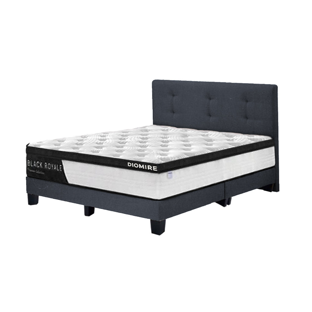 Parker Series Fabric Divan Bed Frame In Single, Super Single, Queen, And King Size-Bed Frame-Furnituremart.sg
