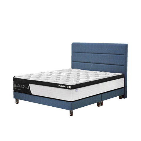 Exie Series Fabric Divan Bed Frame With 4-inch Chrome Legs In Single, Super Single, Queen, And King Size-Bed Frame-Furnituremart.sg