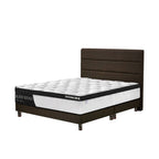 Exie Series Fabric Divan Bed Frame With 4-inch Chrome Legs In Single, Super Single, Queen, And King Size-Bed Frame-Furnituremart.sg