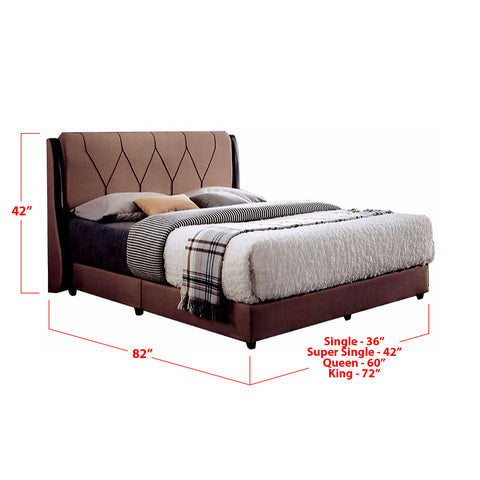 Image of Furnituremart Dacia luxury leather bed frames