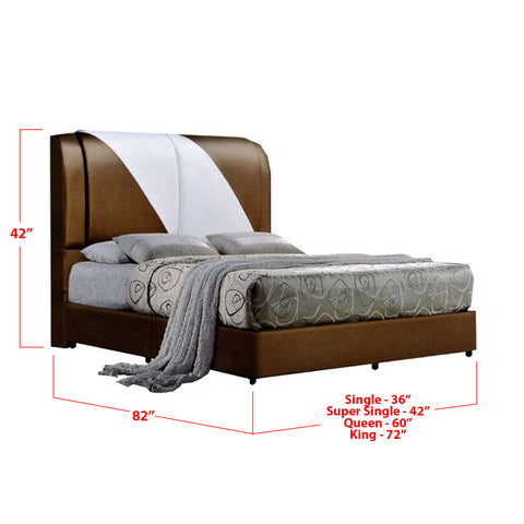 Image of Furnituremart Darby pu leather bed